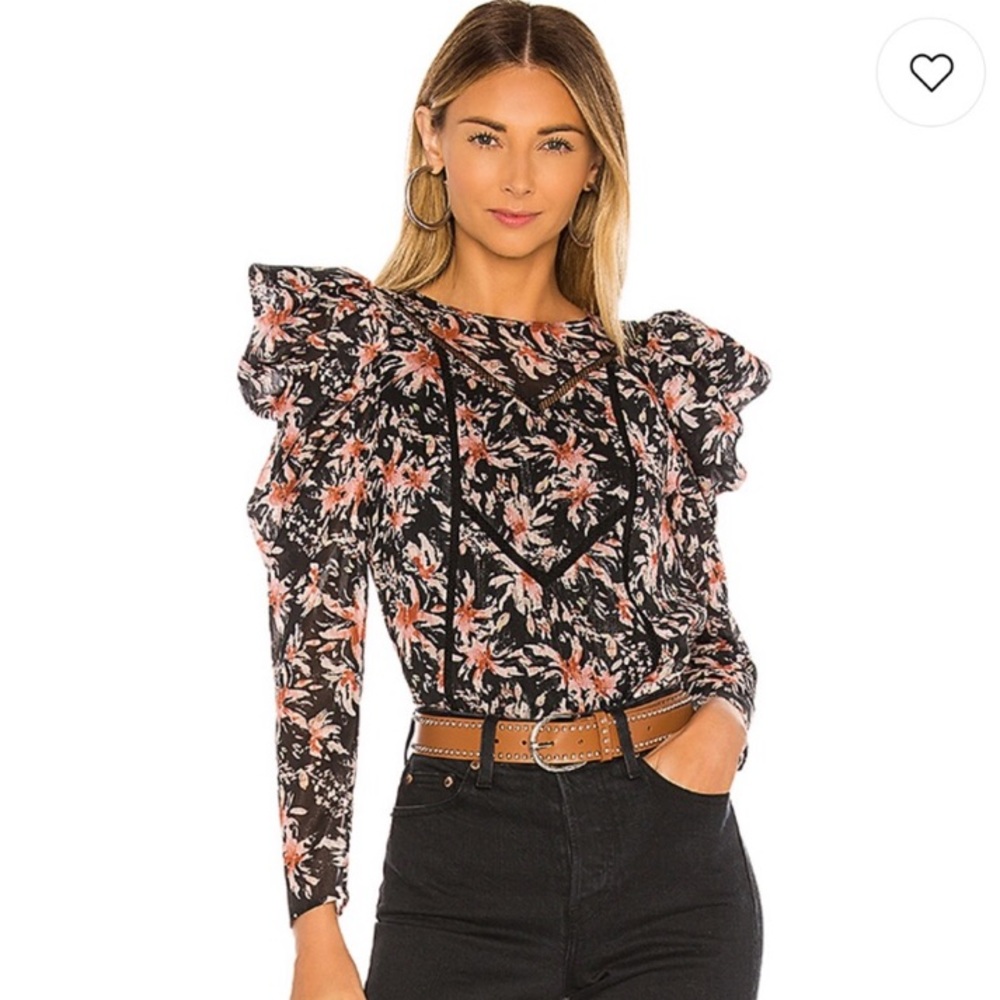 REVOLVE tularosa isadora blouse top size XS